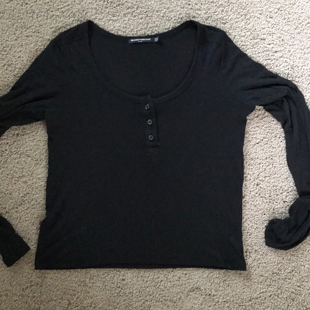 3/$15 Brandy Melville black long sleeve